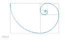 the golden mean, recusive construction thereof